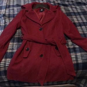 Forever 21 Winter Jacket - Burgundy